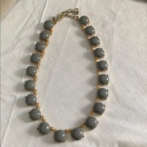 J. Crew Gray Adjustable Statement Necklace
